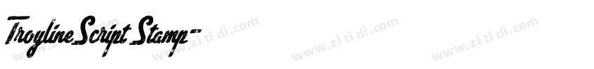 TroylineScript Stamp字体转换